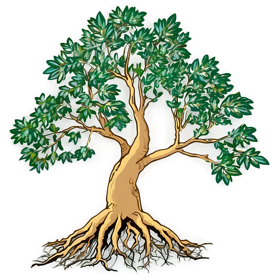 Spreading Tree Roots Png Tad53 PNG Image