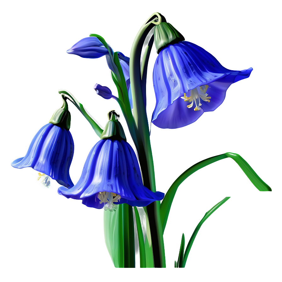 Spring Bluebell Flower Png 06272024 PNG Image