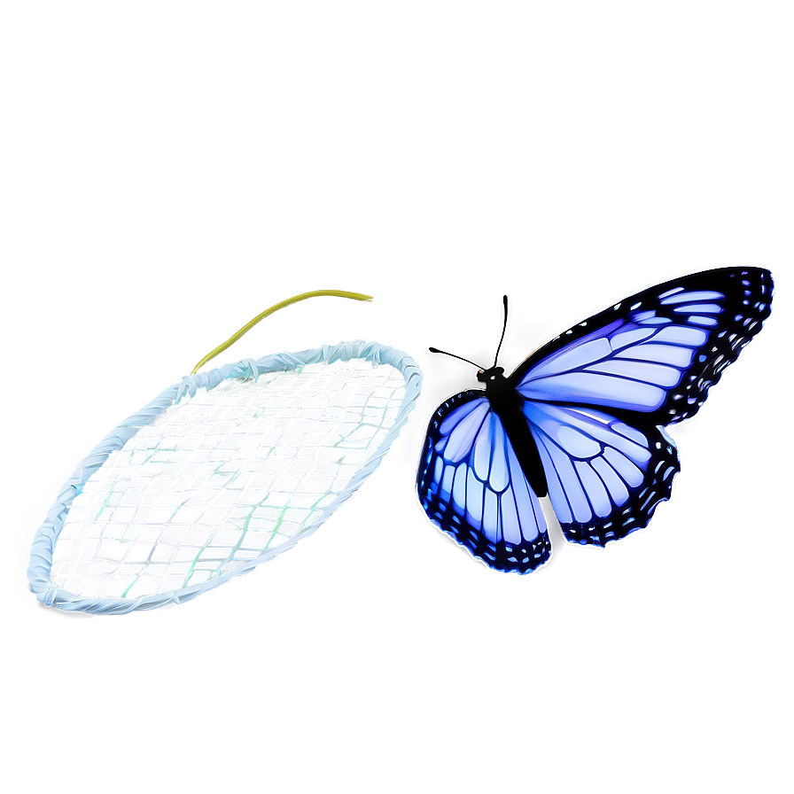 Spring Butterfly Net Png Qto PNG Image