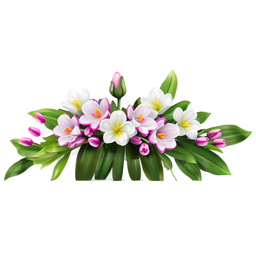 Spring Flower Arrangement Png 06272024 PNG Image