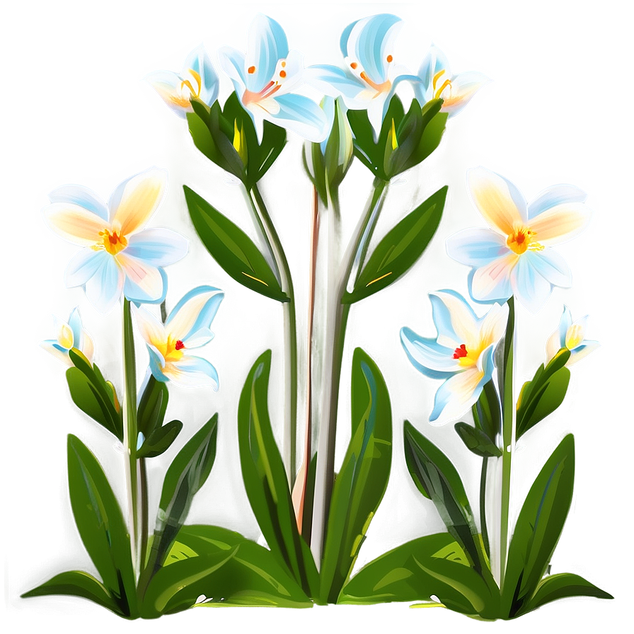 Spring Flower Outline Png 25 PNG Image