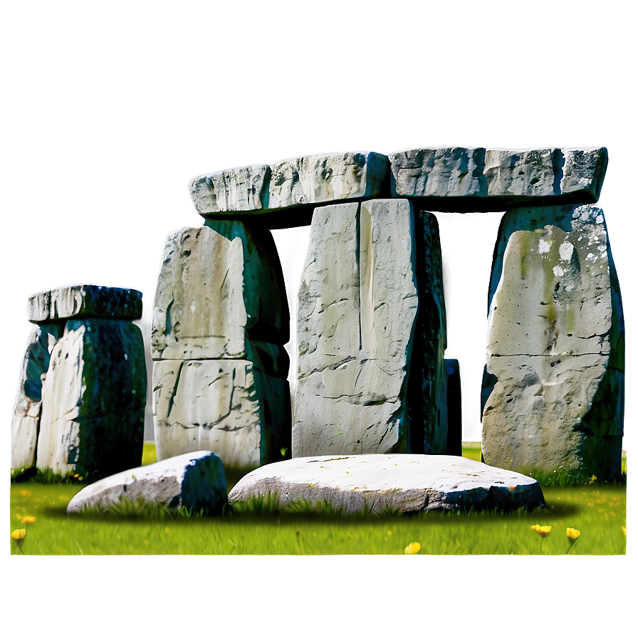 Spring Flowers Around Stonehenge Png 80 PNG Image