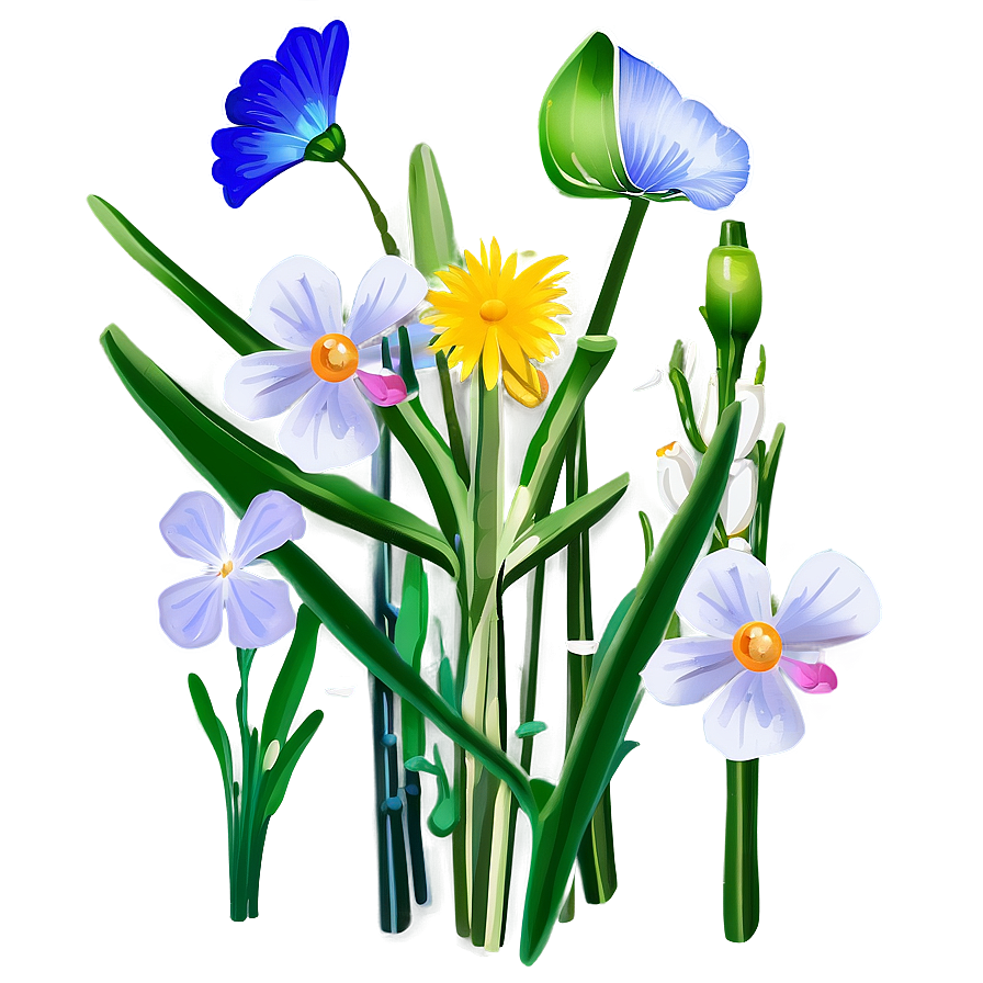 Spring Garden Flower Png 06272024 PNG Image