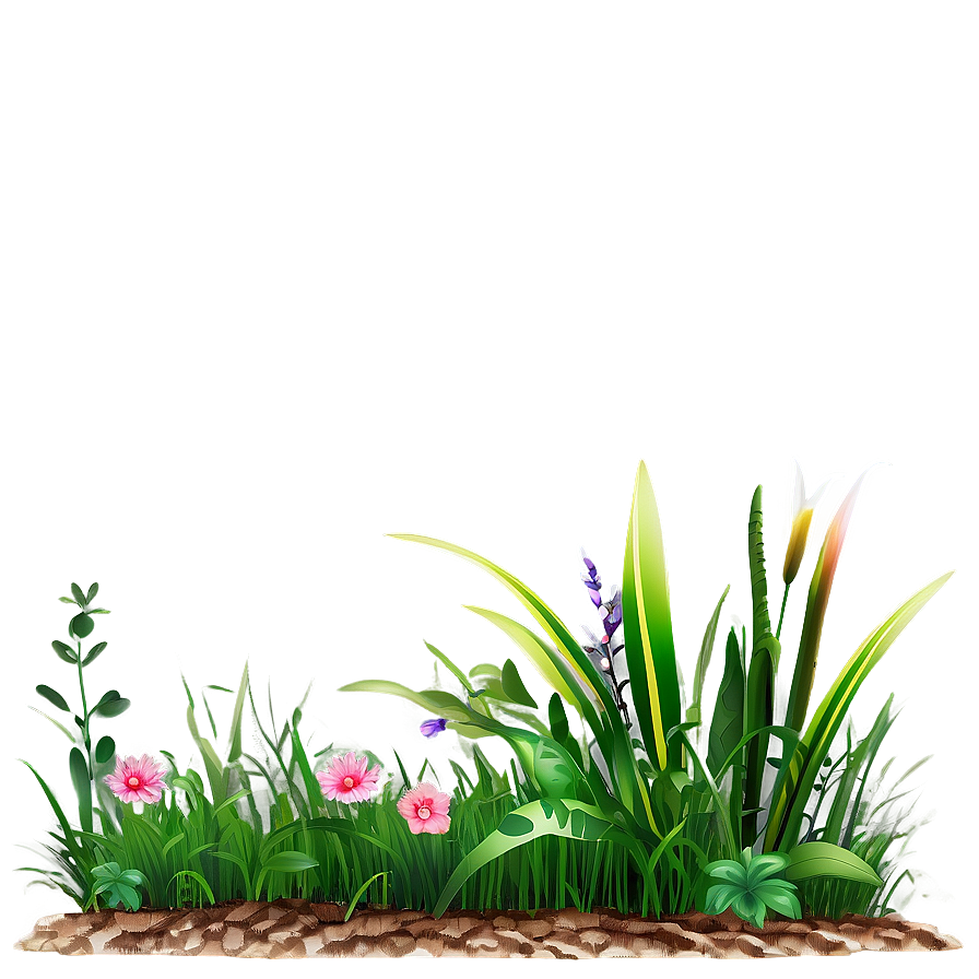 Spring Grass Landscape Png 43 PNG Image