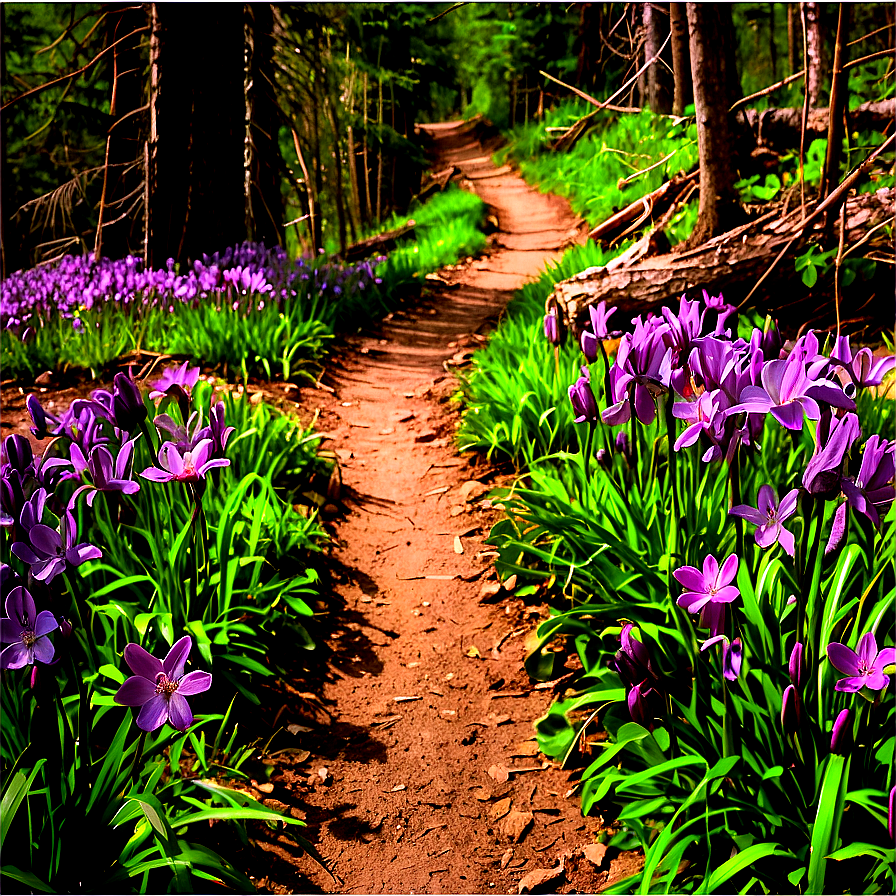 Spring Hiking Trail Png 78 PNG Image