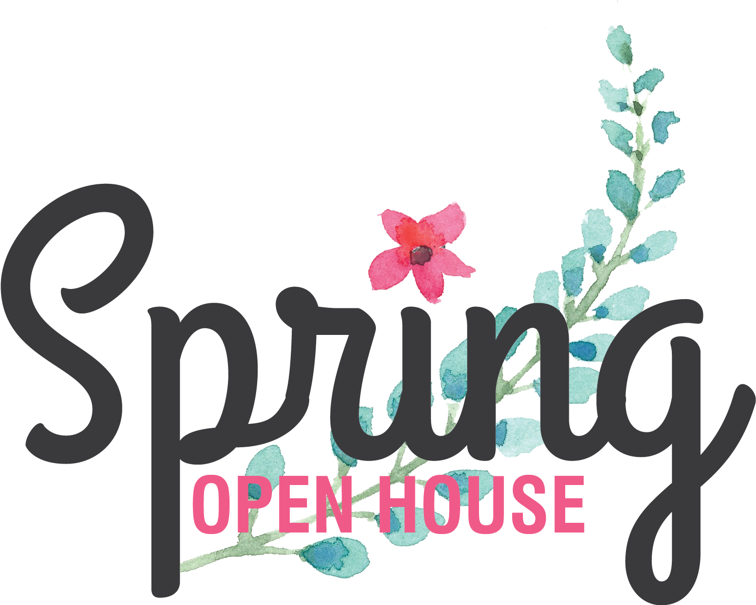 Spring Open House Event PNG Image