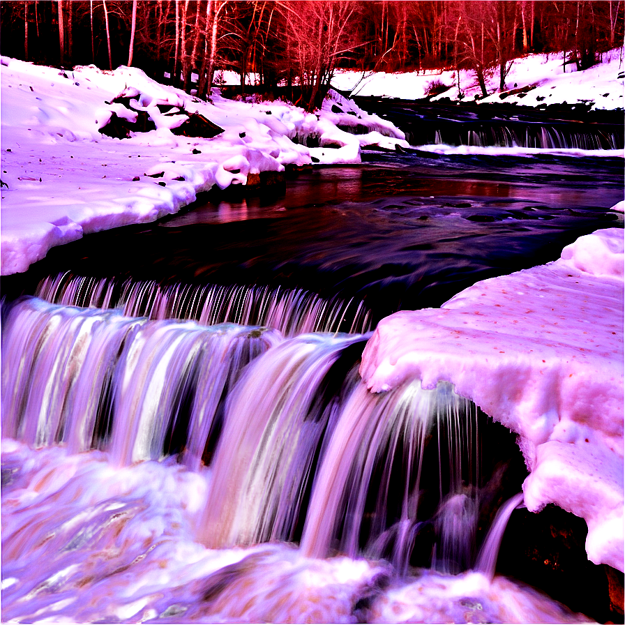 Spring Thaw And Dam Flow Png 87 PNG Image