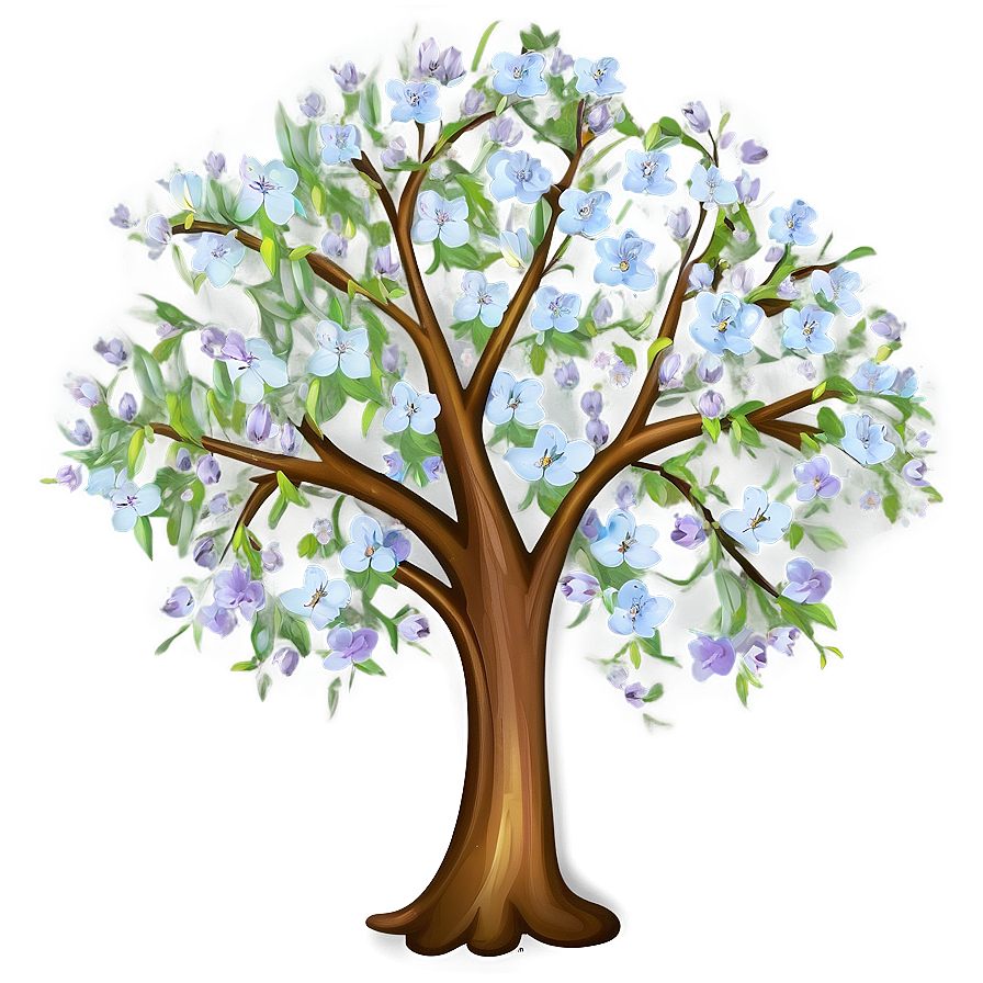 Spring Tree Artwork Png 06122024 PNG Image