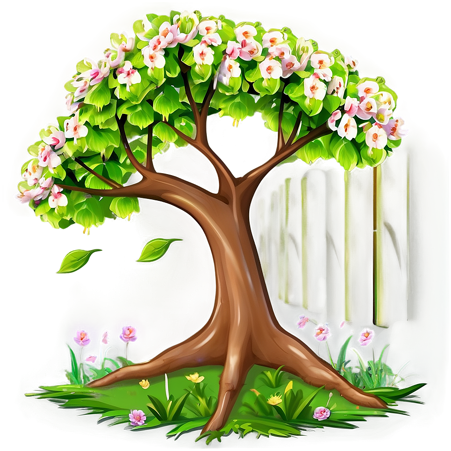 Spring Tree Artwork Png 50 PNG Image