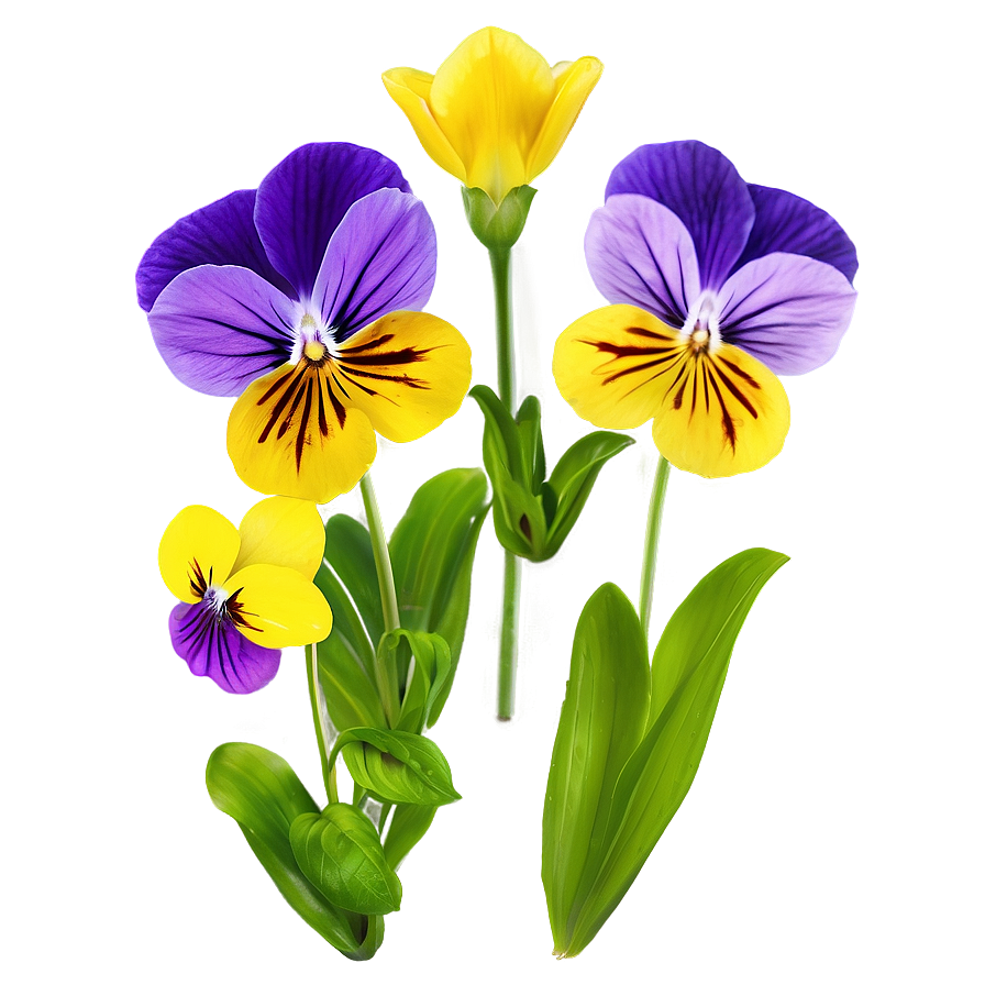 Spring Viola Flower Png Tpc18 PNG Image