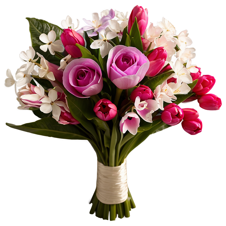 Spring Wedding Bouquet Png 05212024 PNG Image