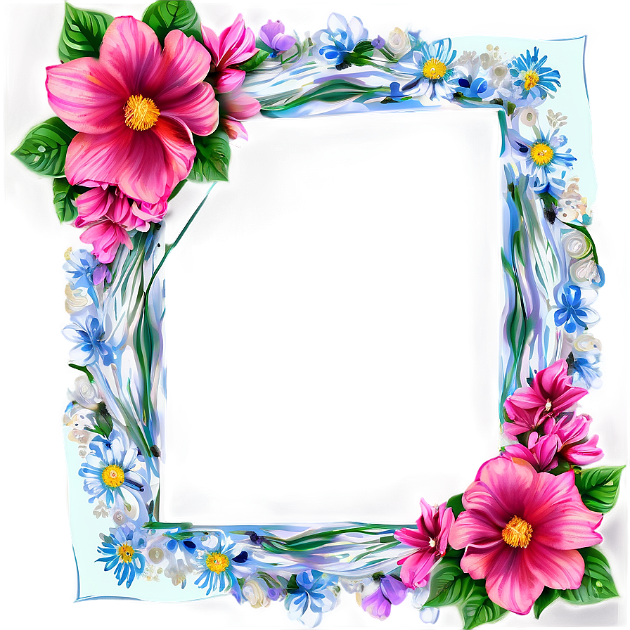 Spring Wedding Frame Png Ihj PNG Image