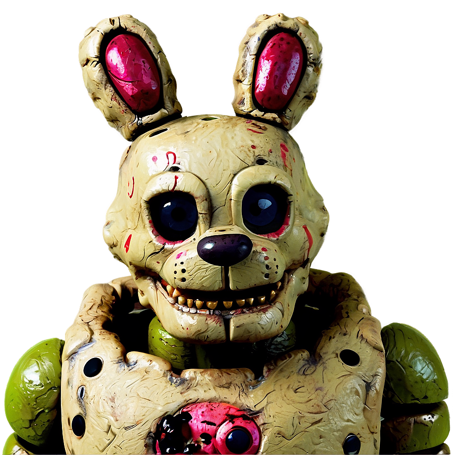 Springtrap Close-up Shot Png 05252024 PNG Image