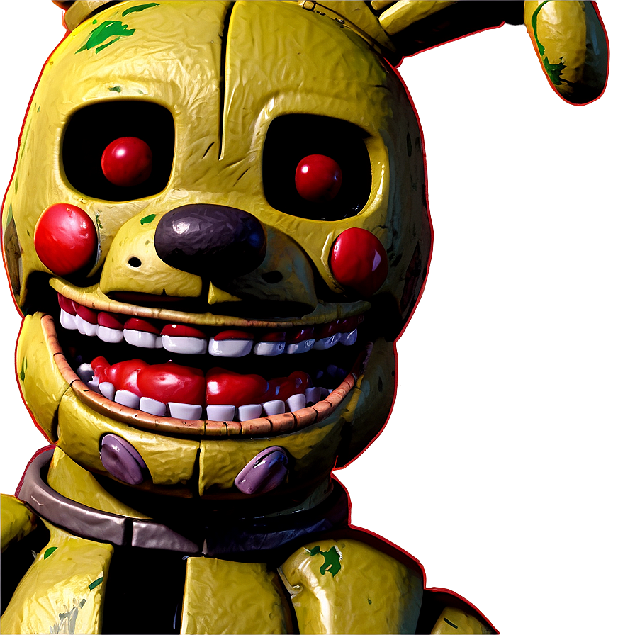 Springtrap Close-up Shot Png Npu21 PNG Image