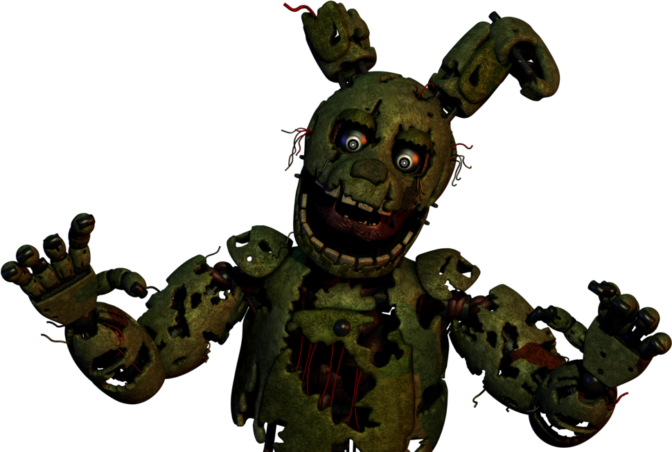 Springtrap F N A F Character PNG Image