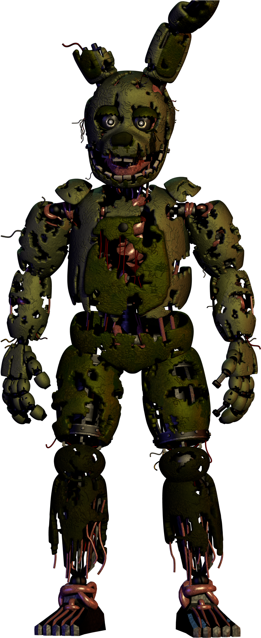 Springtrap F N A F Character PNG Image