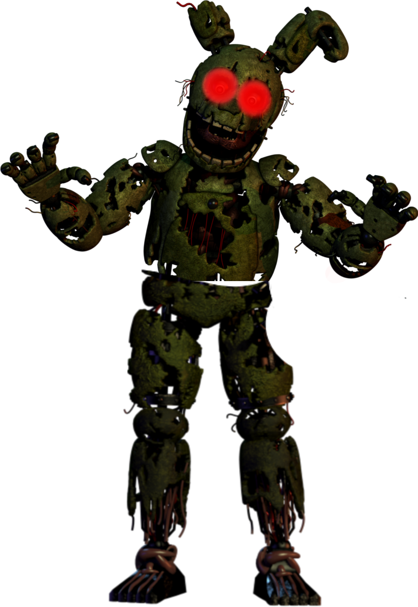 Springtrap F N A F Character PNG Image