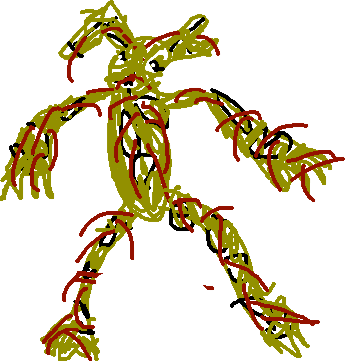 Springtrap Fan Art Sketch PNG Image