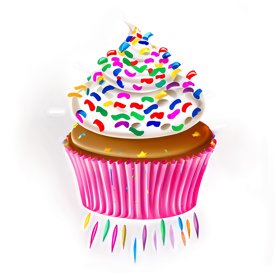 Sprinkle Cupcake Png 05032024 PNG Image