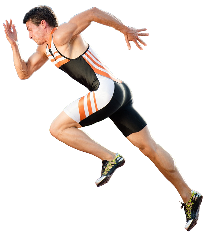 Sprinter In Action.png PNG Image