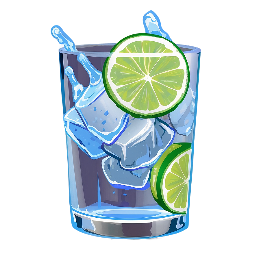 Sprite With Ice Cubes Png Iwn PNG Image