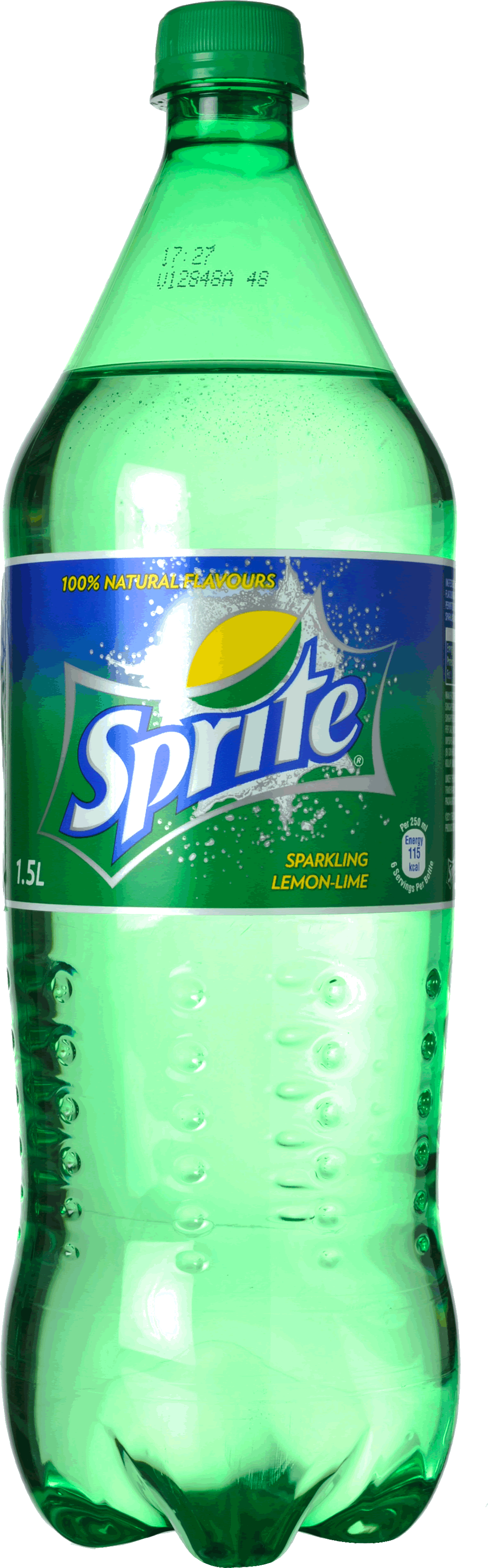 Sprite1.5 L Bottle Sparkling Lemon Lime PNG Image