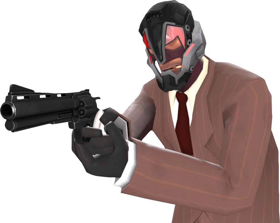 Spy_with_ Revolver_ T F2 PNG Image