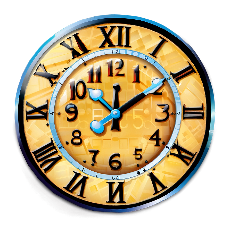 Square Clock Clipart Png 06262024 PNG Image