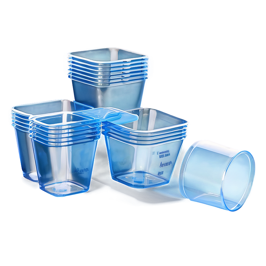 Square Plastic Cup Png Hlx PNG Image