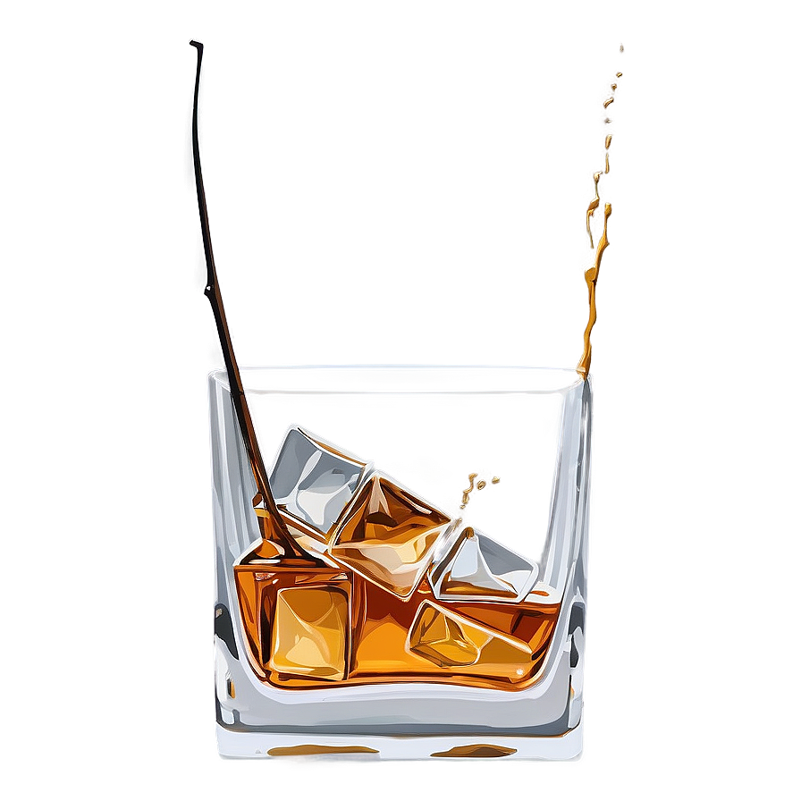 Square Whiskey Glass Png Fgp28 PNG Image