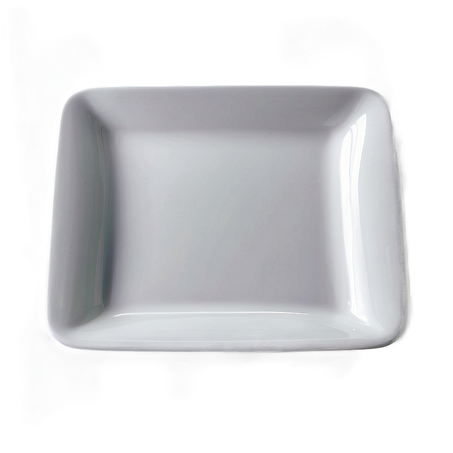 Square White Plate Png 71 PNG Image