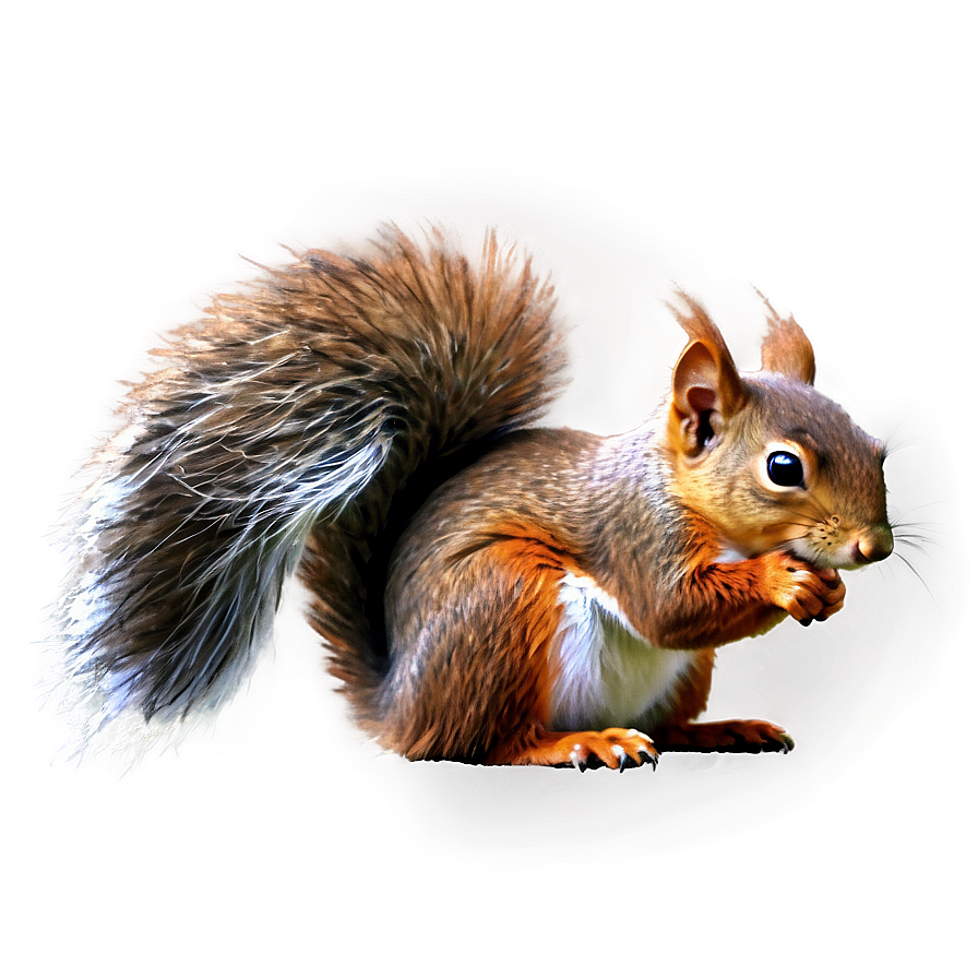 Squirrel Tail Png Pys45 PNG Image