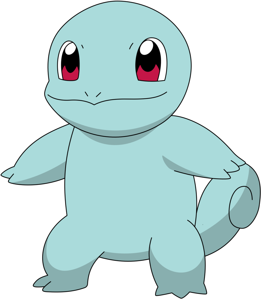 Squirtle Pokemon Character Illustration PNG Image