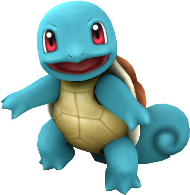 Squirtle Pokemon Character3 D Render PNG Image