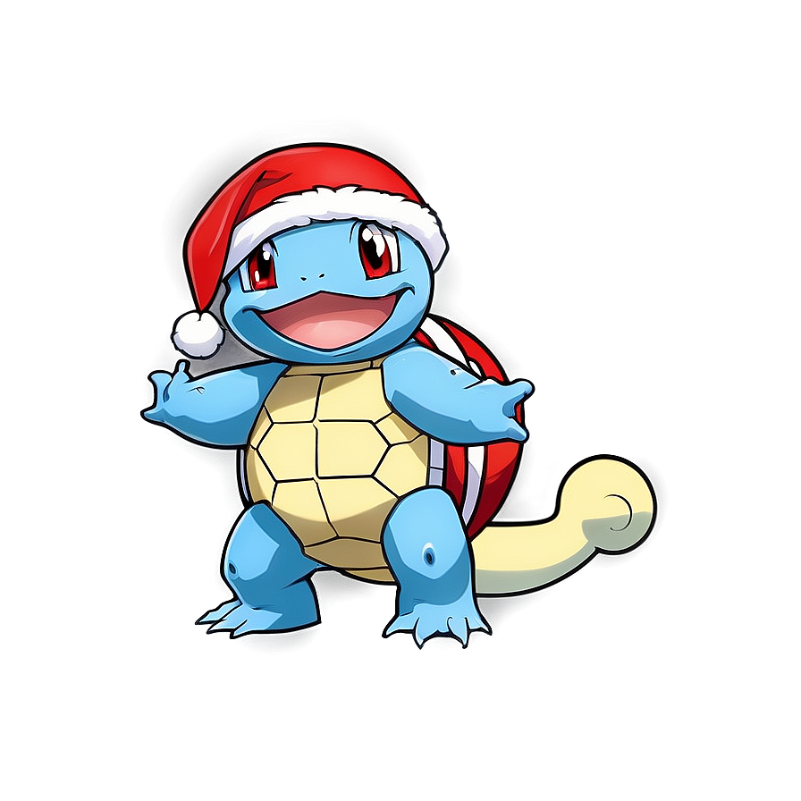 Squirtle With Christmas Hat Png 19 PNG Image