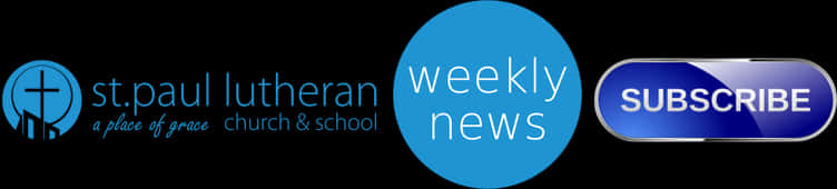 St Paul Lutheran Weekly News Subscribe Banner PNG Image