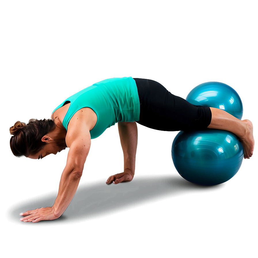 Stability Yoga Ball Techniques Png Fju PNG Image