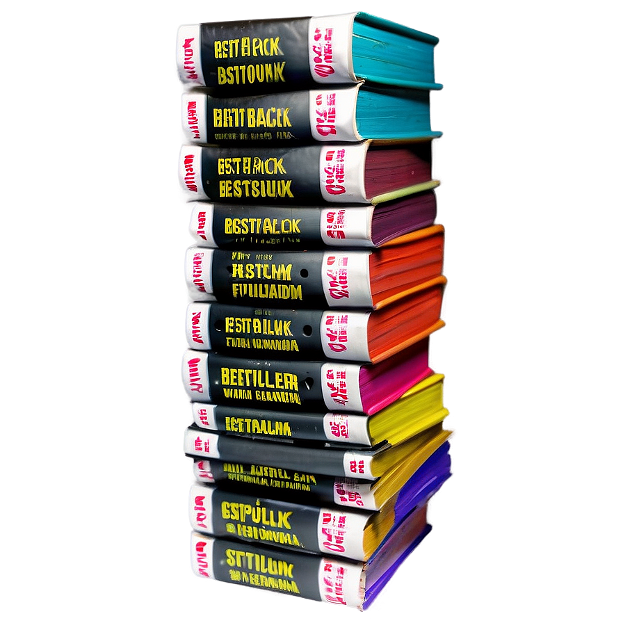 Stack Of Bestsellers Png 93 PNG Image