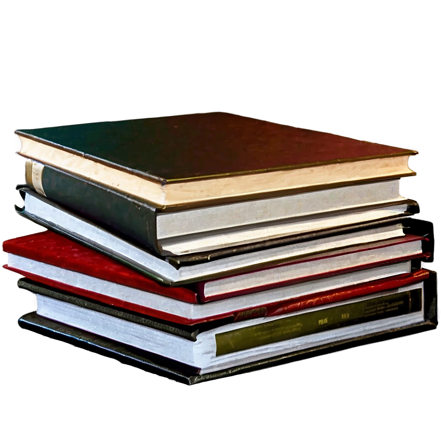 Stack Of Biographies Png Vtr51 PNG Image