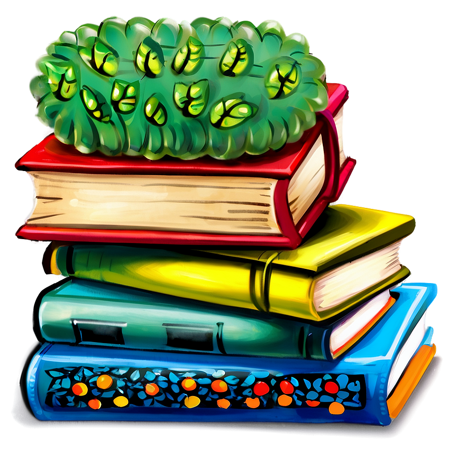 Stack Of Children's Books Png Bsa PNG Image