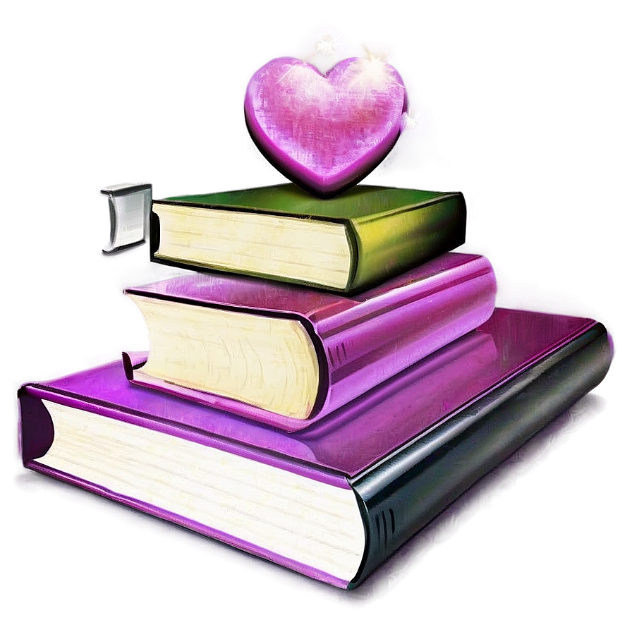 Stack Of Romance Novels Png 05252024 PNG Image