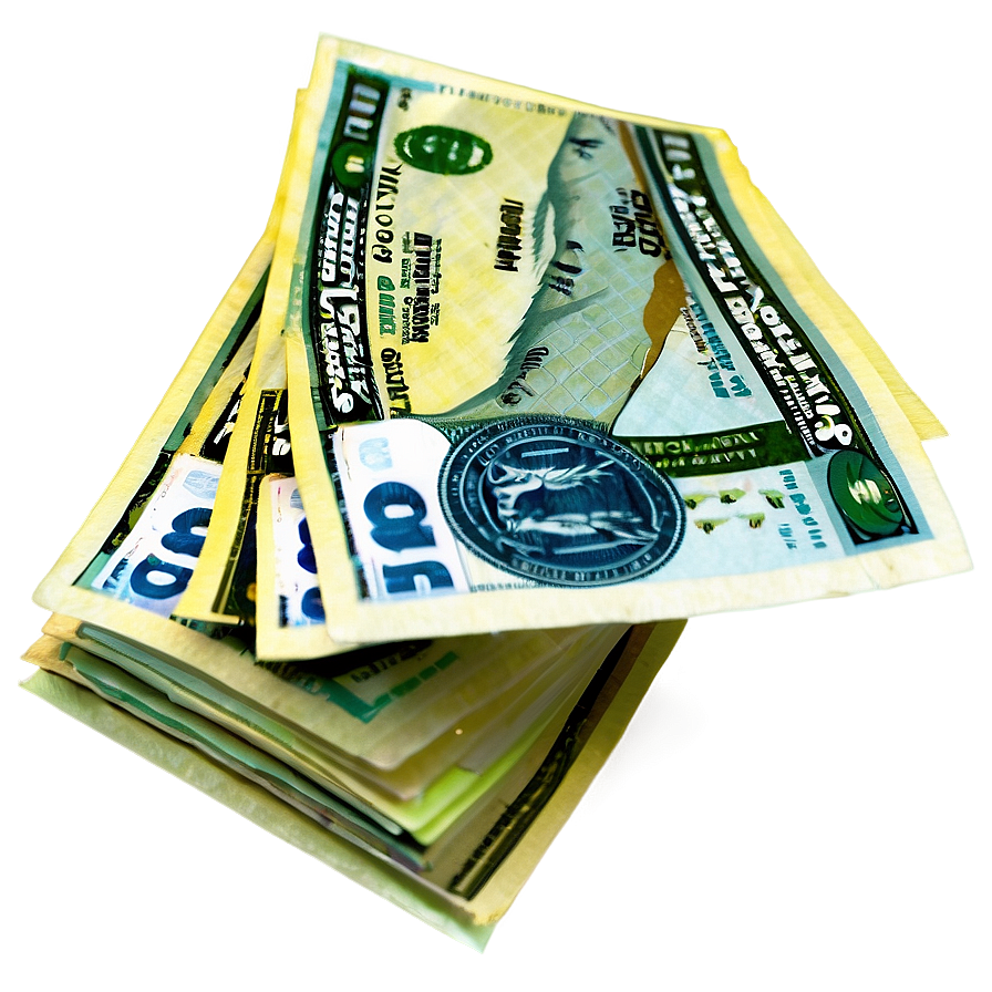 Stacked Bills Png Xtl77 PNG Image