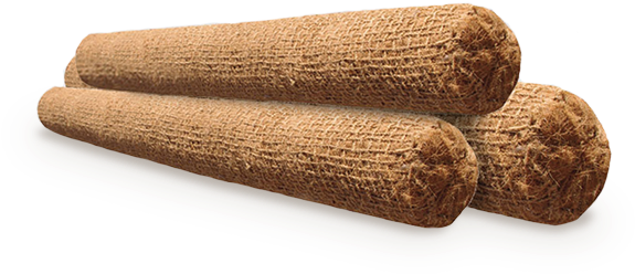 Stacked Biomass Briquettes PNG Image