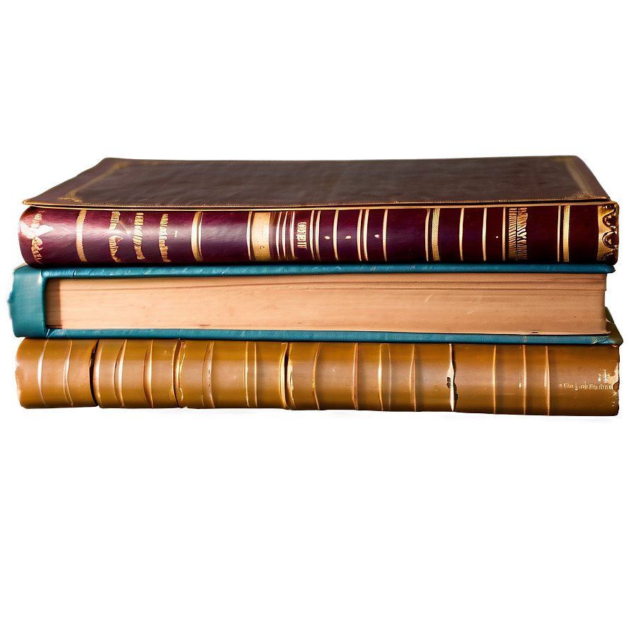 Stacked Books D PNG Image