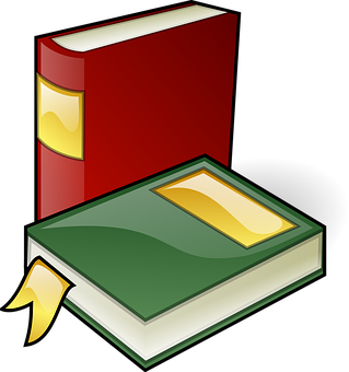 Stacked Books Icon PNG Image