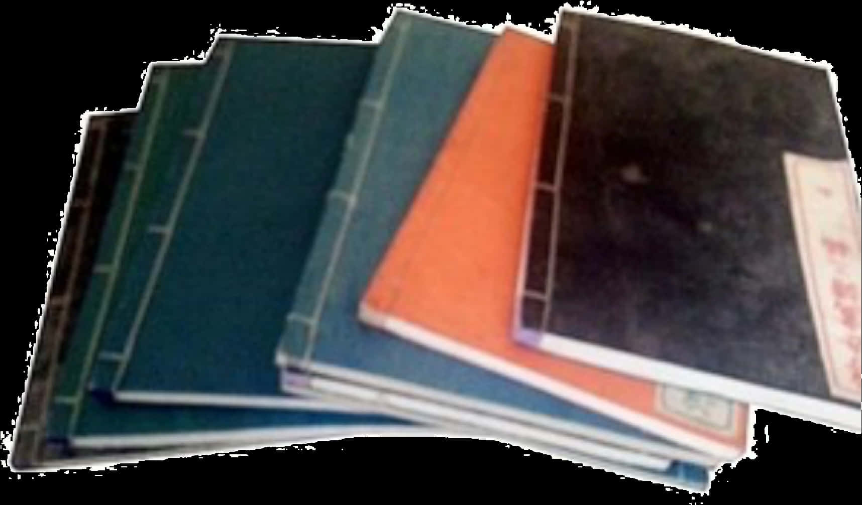 Stacked Notebooks Variety PNG Image