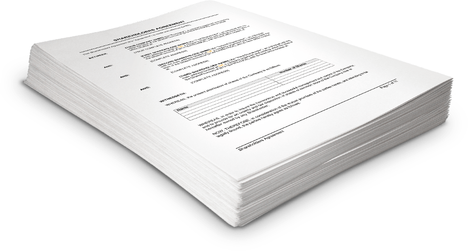 Stacked Paperwork Files PNG Image