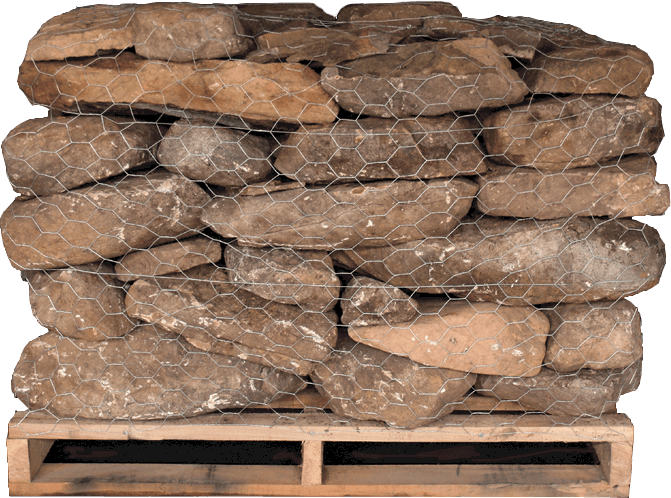 Stacked Stone Slabson Pallet PNG Image