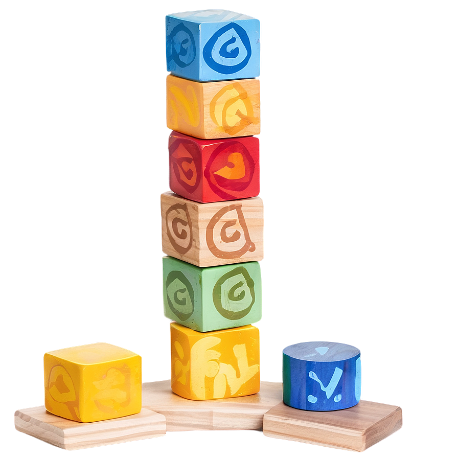 Stacking And Balancing Blocks Png Ody21 PNG Image