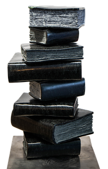 Stackof Ancient Books PNG Image